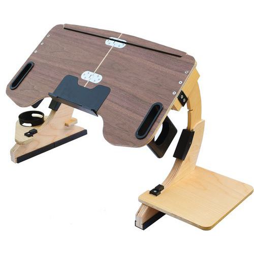 Mini bureau avec plateau ajustable Mini bureau avec plateau ajustable