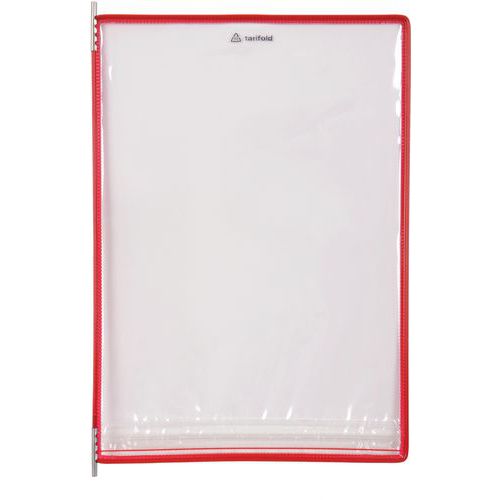 Poche pivots inox Tarifold anti-humidité A4 - Djois Made By Tarifold Poche pivots inox Tarifold anti-humidité A4 - Djois Made By Tarifold