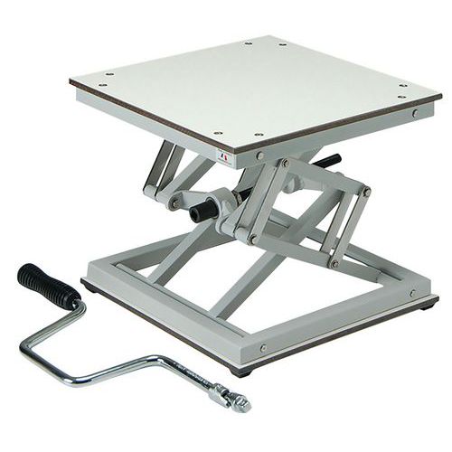 Plateau élévateur pliable pour table élévatrice, contrôle de la