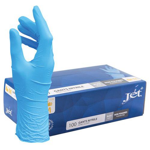Wegwerphandschoen nitril blauw niet gepoederd - Doos van 100 - MP hygiëne Wegwerphandschoen nitril blauw niet gepoederd - Doos van 100 - MP hygiëne