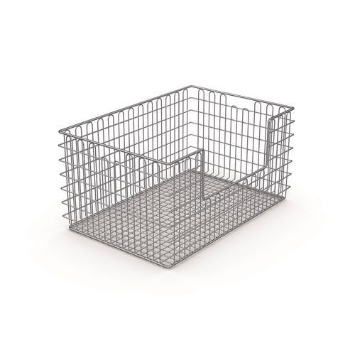 RVS steriliseermand met rasterwerk Medidul - met uitsnijding - Hupfer RVS steriliseermand met rasterwerk Medidul - met uitsnijding - Hupfer