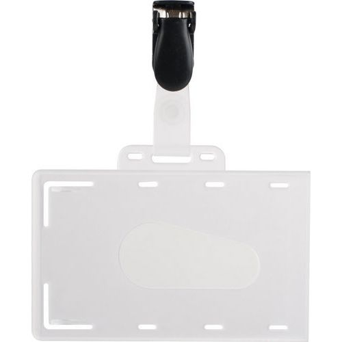 Set van 50 badges met clip van hard PVC - Pavo Set van 50 badges met clip van hard PVC - Pavo