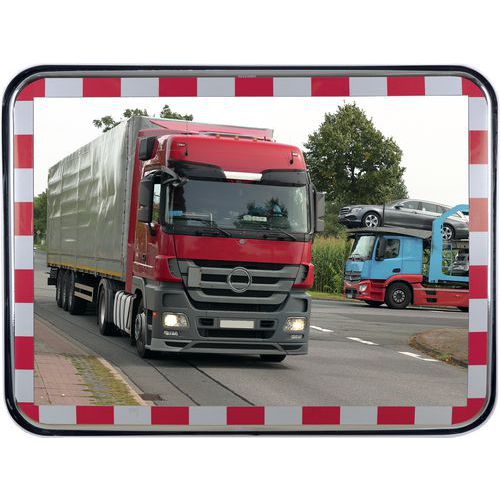 Verkeersspiegel Multifunctioneel UNI SIG - reflecterend stroken Dancop