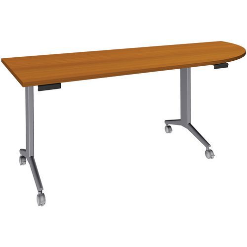 Tafel Idora 200x80 cm hoek rechts aluminium onderstel Tafel Idora 200x80 cm hoek rechts aluminium onderstel