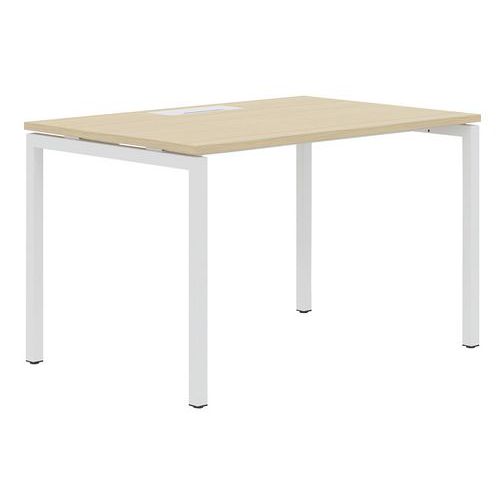 Bureau droit 120 cm pieds U Misao - Manutan Expert