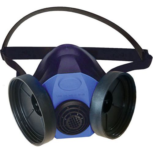 Demi-masque respiratoire caoutchouc 2 filtres - Singer Demi-masque respiratoire caoutchouc 2 filtres - Singer