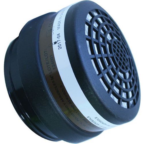 Filter gecombineerd voor halfgelaatsmaskers DM756C en DM756S - Singer Filter gecombineerd voor halfgelaatsmaskers DM756C en DM756S - Singer