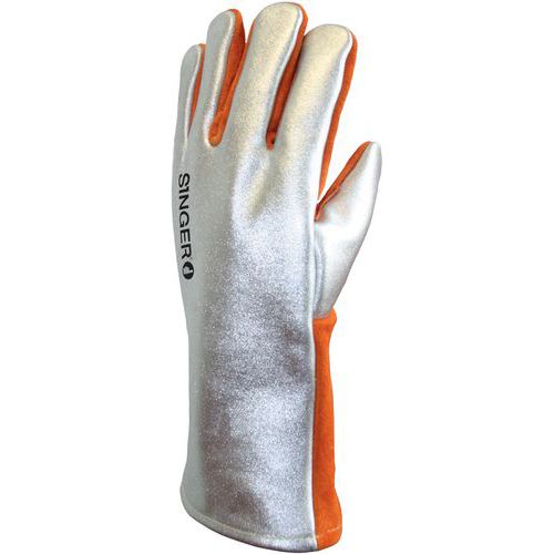 Gants isolant de chaleur à paume cuir - Singer Gants isolant de chaleur à paume cuir - Singer