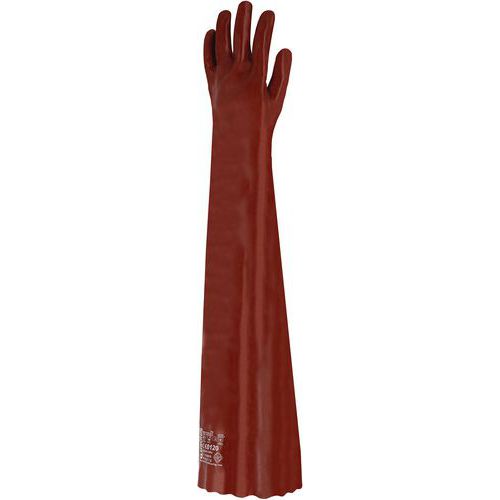 Handschoen van PVC enkele coating gladde afwerking - Singer Handschoen van PVC enkele coating gladde afwerking - Singer