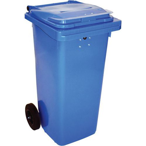 Container met papiergleuf en slot Container met papiergleuf en slot
