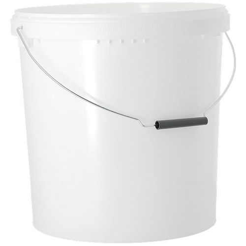 Seau plastique blanc - 17 à 20 L Seau plastique blanc - 17 à 20 L