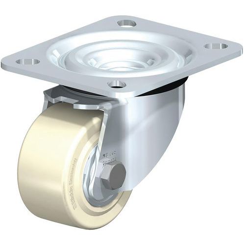 Zwenkwiel met bevestigingsplaat zwaarlastwiel gietpolyamide - Blickle Zwenkwiel met bevestigingsplaat zwaarlastwiel gietpolyamide - Blickle