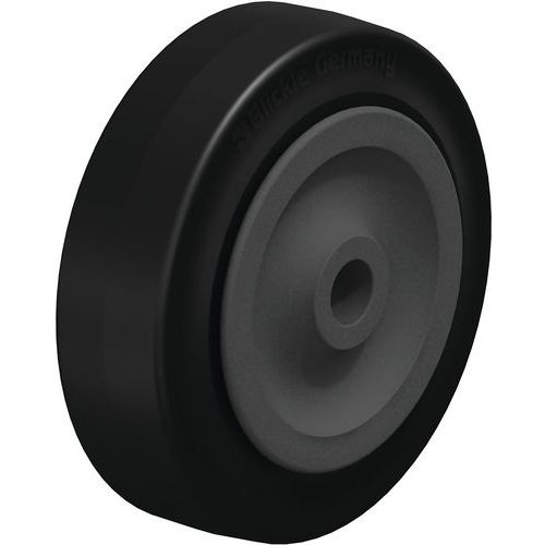 Roue hautes temperatures - bandage caoutchouc - jante synthetique - Blickle Roue hautes temperatures - bandage caoutchouc - jante synthetique - Blickle