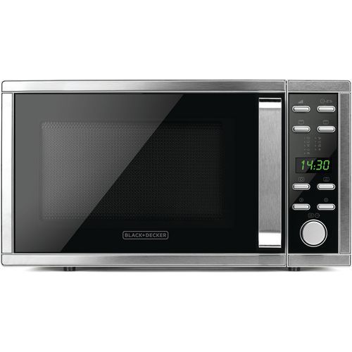 Four micro-ondes 900 W Inox brossé BXMZ901E - Black & Decker Four micro-ondes 900 W Inox brossé BXMZ901E - Black & Decker