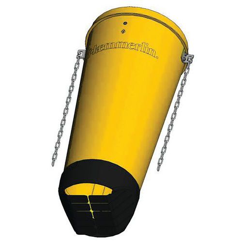 Ralentisseur de gravats pour goulotte Ralentisseur de gravats pour goulotte