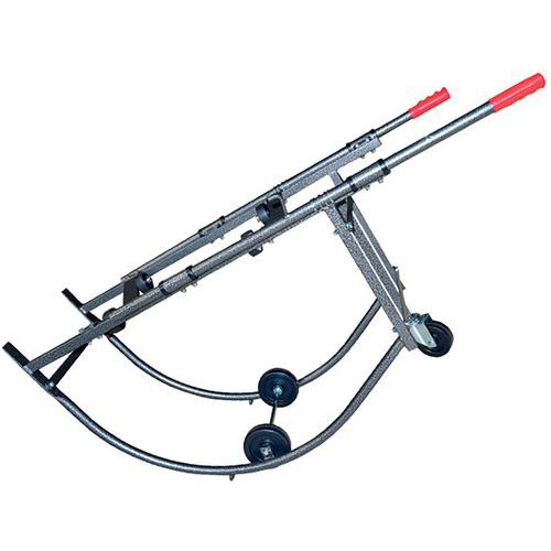 Chariot porte-fût 300 kg basculant acier peinture martelée - Stockman Chariot porte-fût 300 kg basculant acier peinture martelée - Stockman