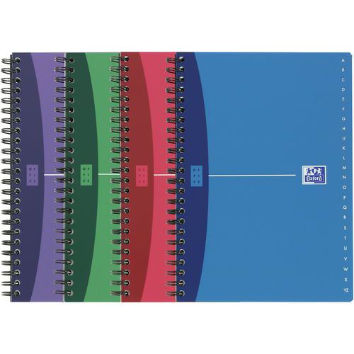 Adresboek Office Spiraal 180 P 90 G Gelinieerd 7 Mm - Pak 10 - Oxford