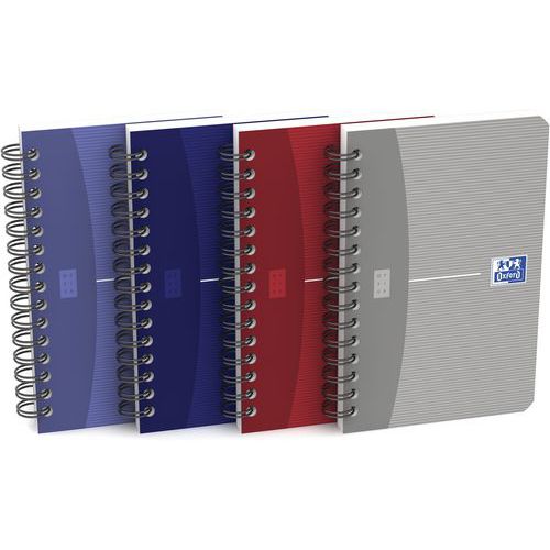Schrijfblok office spiraal 90x140 180p 90g geruit 5/5 Pak 10 - Oxford Schrijfblok office spiraal 90x140 180p 90g geruit 5/5 Pak 10 - Oxford