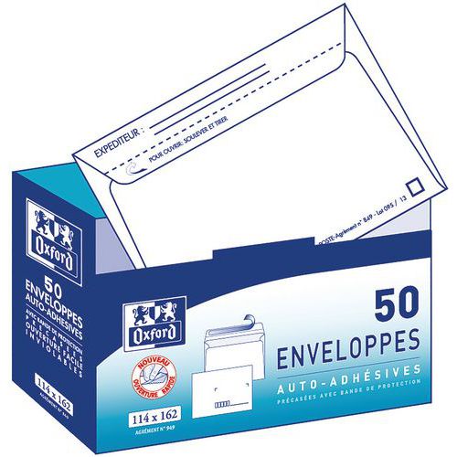 Envelop zelfklevend voorbedrukt 114 x 162 dispenserdoos Envelop zelfklevend voorbedrukt 114 x 162 dispenserdoos