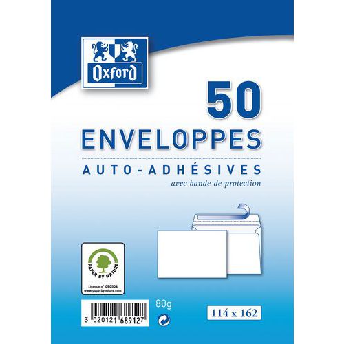 Envelop zelfklevend 114 x 162 - Oxford Envelop zelfklevend 114 x 162 - Oxford