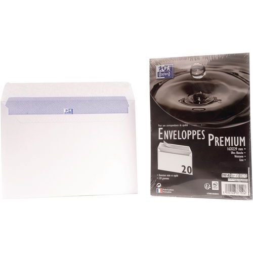 Envelop zelfklevend premium 162 x 229 120 g - Oxford Envelop zelfklevend premium 162 x 229 120 g - Oxford