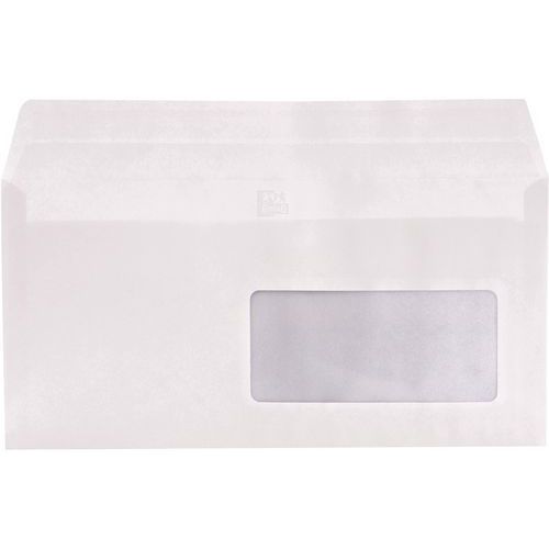 Envelop zelfklevend met venster 110 x 220 80 g Envelop zelfklevend met venster 110 x 220 80 g