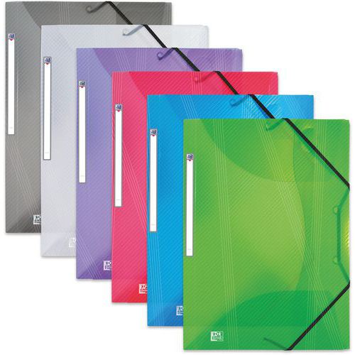 Elastomap Hawai met 3 kleppen A4 Assorti - 4x6 stuks - Oxford Elastomap Hawai met 3 kleppen A4 Assorti - 4x6 stuks - Oxford