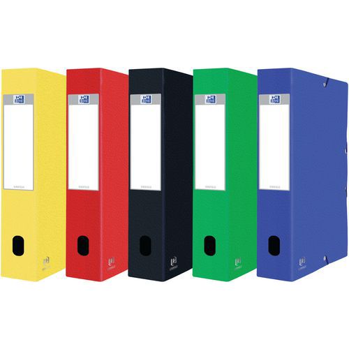 Boites eurofolio capacité 500 feuilles assorti - Lot de 10 - Oxford Boites eurofolio capacité 500 feuilles assorti - Lot de 10 - Oxford