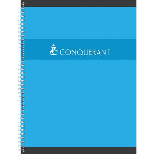 Cahier spirale 240x320 180p 70g quadrillé 5/5 - Lot de 5 - Conquerant Cahier spirale 240x320 180p 70g quadrillé 5/5 - Lot de 5 - Conquerant