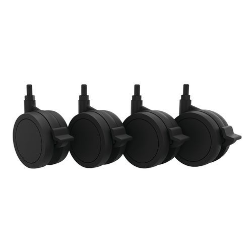 Kit 4 roulettes pour bureau EVO Kit 4 roulettes pour bureau EVO