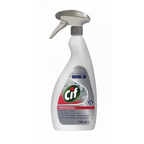 Nettoyant Sanitaires 2 en 1 - 750ml - Cif Professionnel Nettoyant Sanitaires 2 en 1 - 750ml - Cif Professionnel