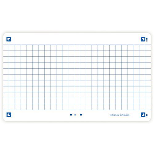 Steekkaarten Flash 2.0 75x125 mm Q5x5 met kader wit - Oxford Steekkaarten Flash 2.0 75x125 mm Q5x5 met kader wit - Oxford