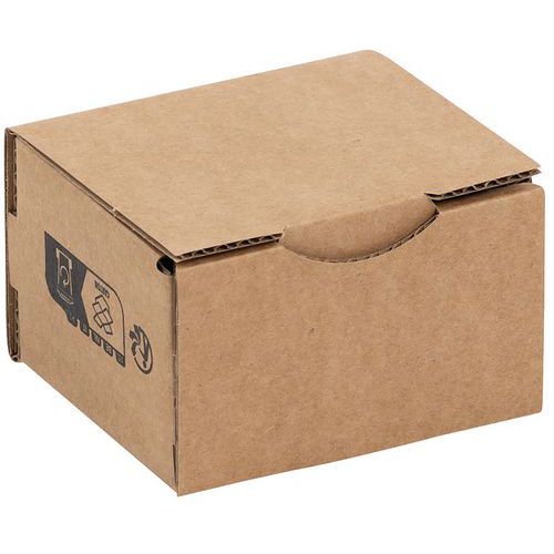 Boîte d'expédition carton kraft multi-usages - À languette - Havane