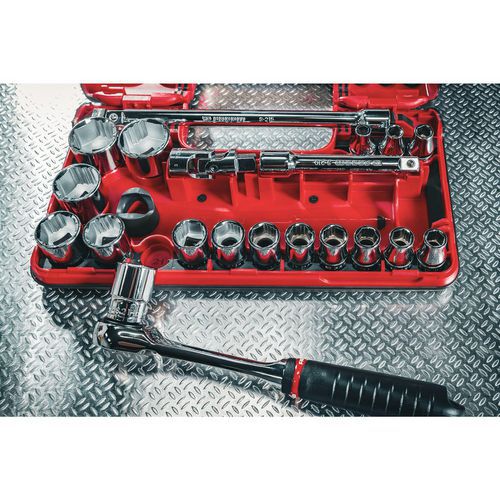 Koffer Dbox met waterdichte dopsleutel en zeskantige doppen 1/2 OGVGRIP - Facom Koffer Dbox met waterdichte dopsleutel en zeskantige doppen 1/2 OGVGRIP - Facom