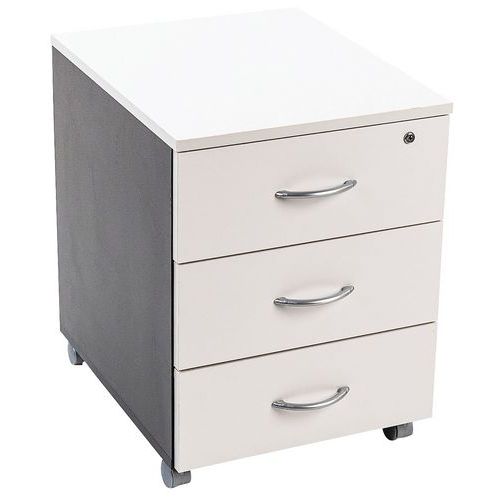 Caisson mobile Basik - Gris clair Caisson mobile Basik - Gris clair