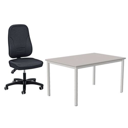 Pack Ergo : Bureau Combi-Classic + Siège Younico 1151 Pack Ergo : Bureau Combi-Classic + Siège Younico 1151
