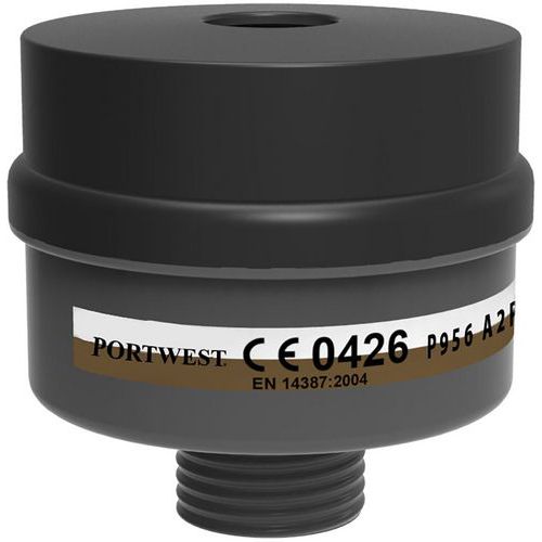 Filtre combiné A2P3 à fixation universelle P956 - Portwest Filtre combiné A2P3 à fixation universelle P956 - Portwest