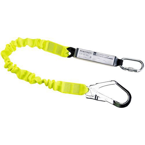 Lanière élastiquée simple avec amortisseur FP53 - Portwest Lanière élastiquée simple avec amortisseur FP53 - Portwest