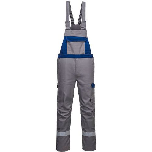 Overall amerikaanse twee kleuren Ultra Bizflame FR07 Grijs Portwest