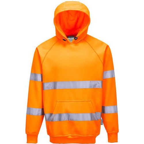 Sweatshirt Met Capuchon Hi-Vis B304 Oranje Portwest