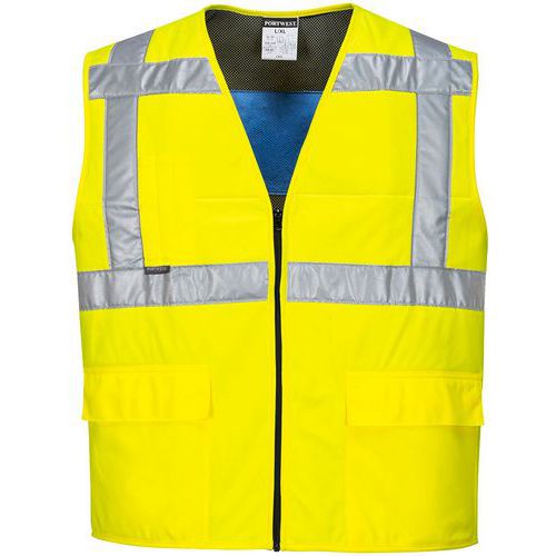 Koelvest Hi-Vis Geel CV02 Portwest
