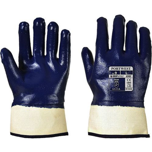 Gant de manutention tout enduit nitrile A302 - Portwest Gant de manutention tout enduit nitrile A302 - Portwest