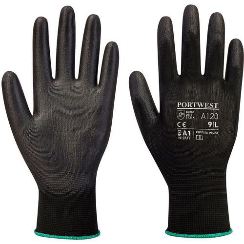 Handschoen Pu Palm Zwart A120 Portwest