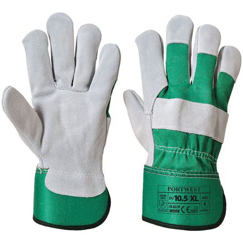 Handschoen Premium Chrome Rigger Groen A220 Portwest Handschoen Premium Chrome Rigger Groen A220 Portwest