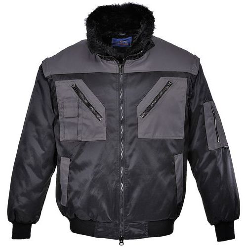 Pilotjack Tweekleuren Zwart/grijs PJ20 Portwest
