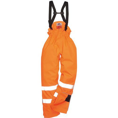 Regenbroek Gevoerd Fr Bizflame Antistatisch Hi-Vis S781 Portwest