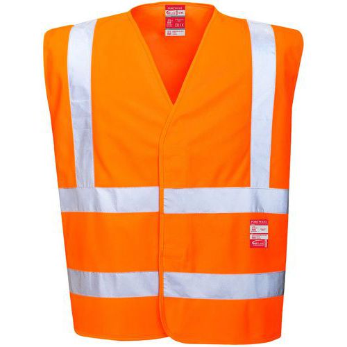 Veiligheidsvest Met Hoge Zichtbaarheid, Vlamvertragend FR75 - Portwest
