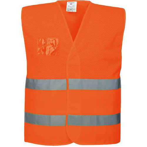 Vest Half Mesh Hi-Vis Oranje C494 Portwest Vest Half Mesh Hi-Vis Oranje C494 Portwest