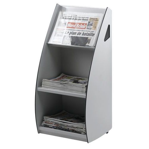 Verkoopstandaard voor dispenser XL2 vakken 1 transparant venster - Paperflow Verkoopstandaard voor dispenser XL2 vakken 1 transparant venster - Paperflow