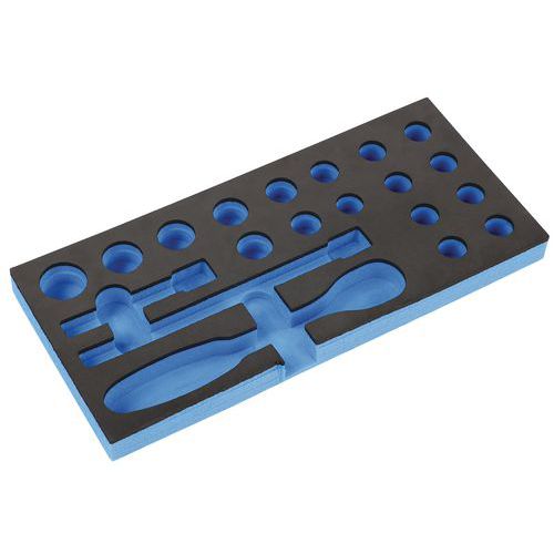 Module 1/3 vide pour 20 outils 1/2 - Manutan Expert Module 1/3 vide pour 20 outils 1/2 - Manutan Expert